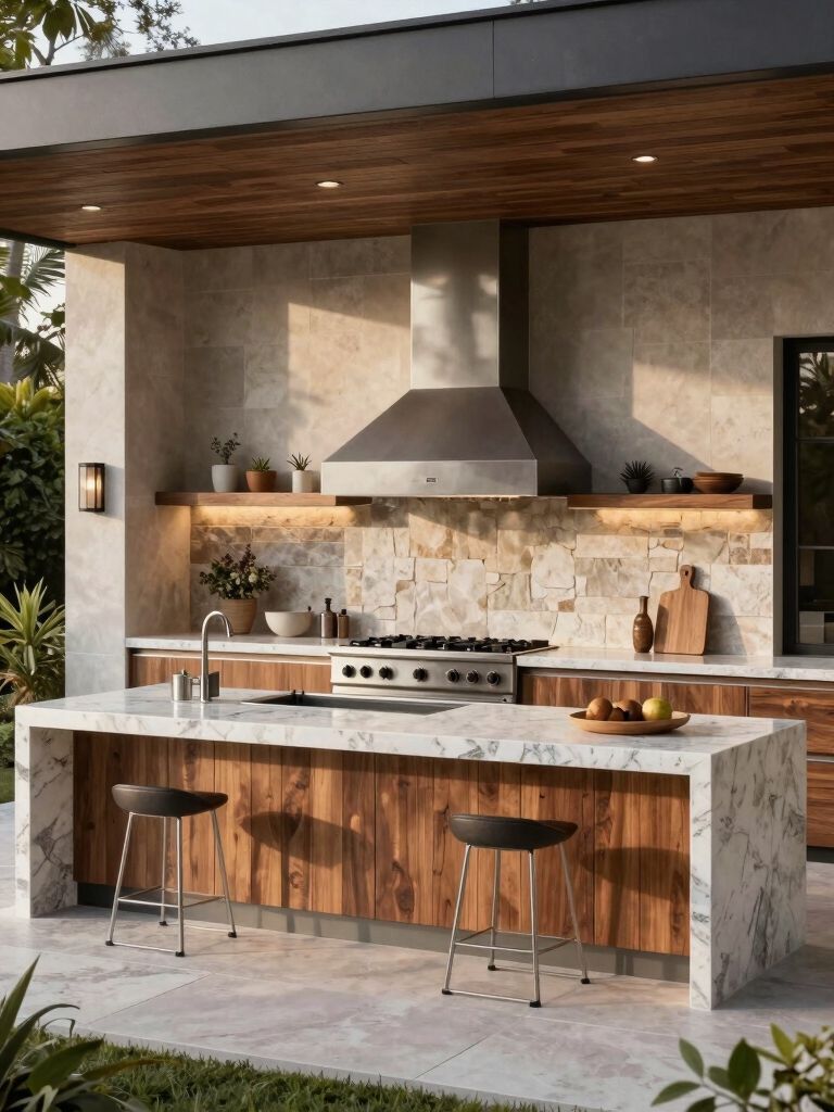 tailored outdoor kitchen layouts