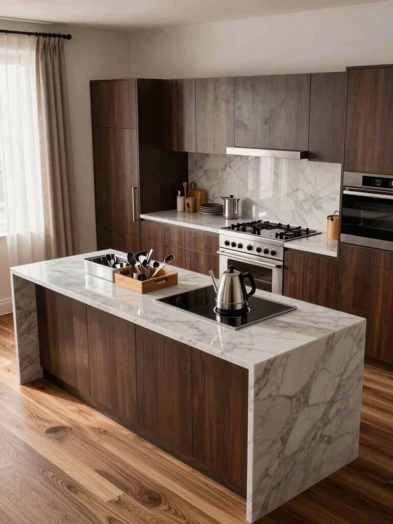 temporary kitchen for convenience