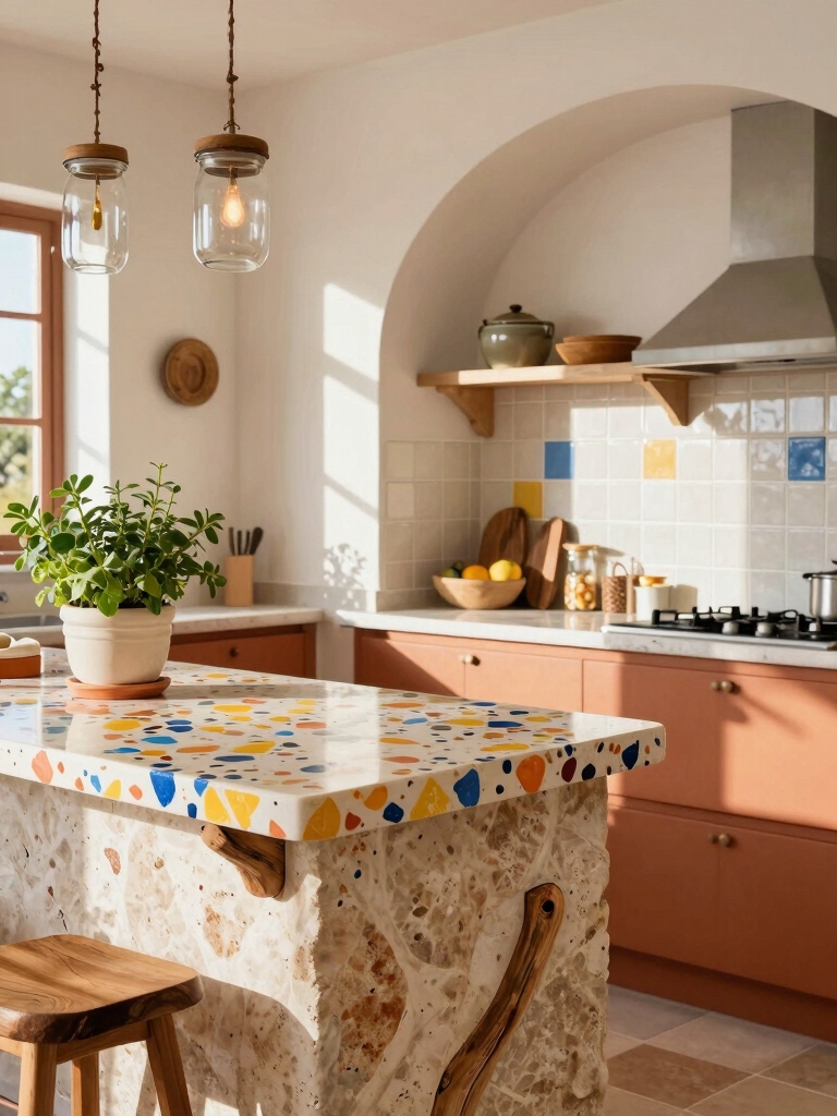 terrazzo and coastal stone