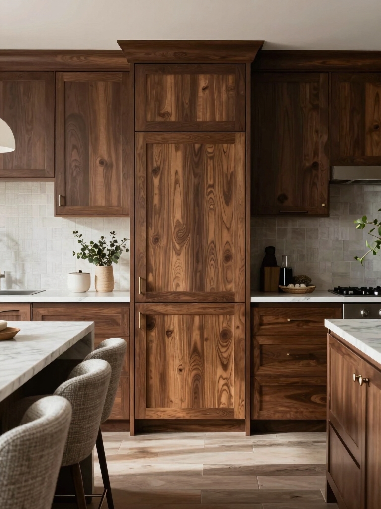 textural finishes enhance warmth