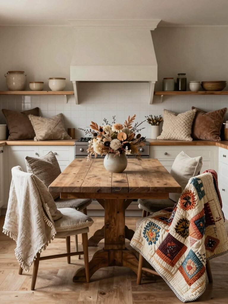 textured cozy fabric elements