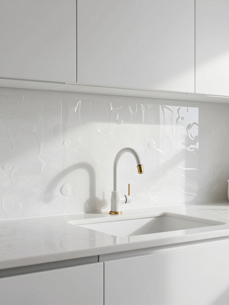 textured glass enhances brightness