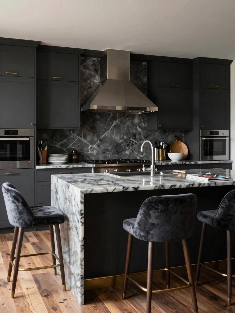textured warmth in kitchens