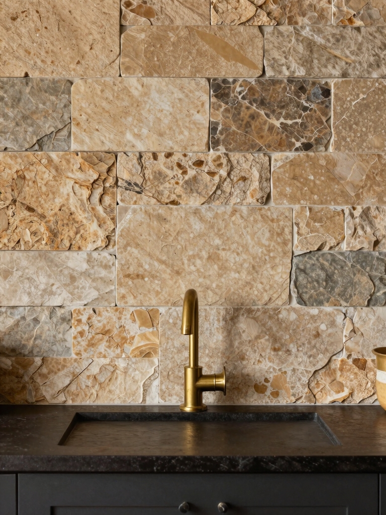textured warmth in tiles