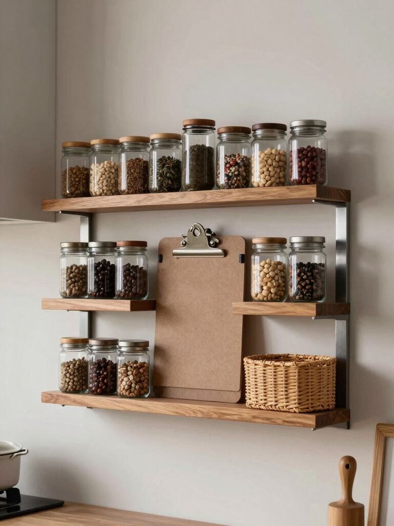 thrifted spice rack solution