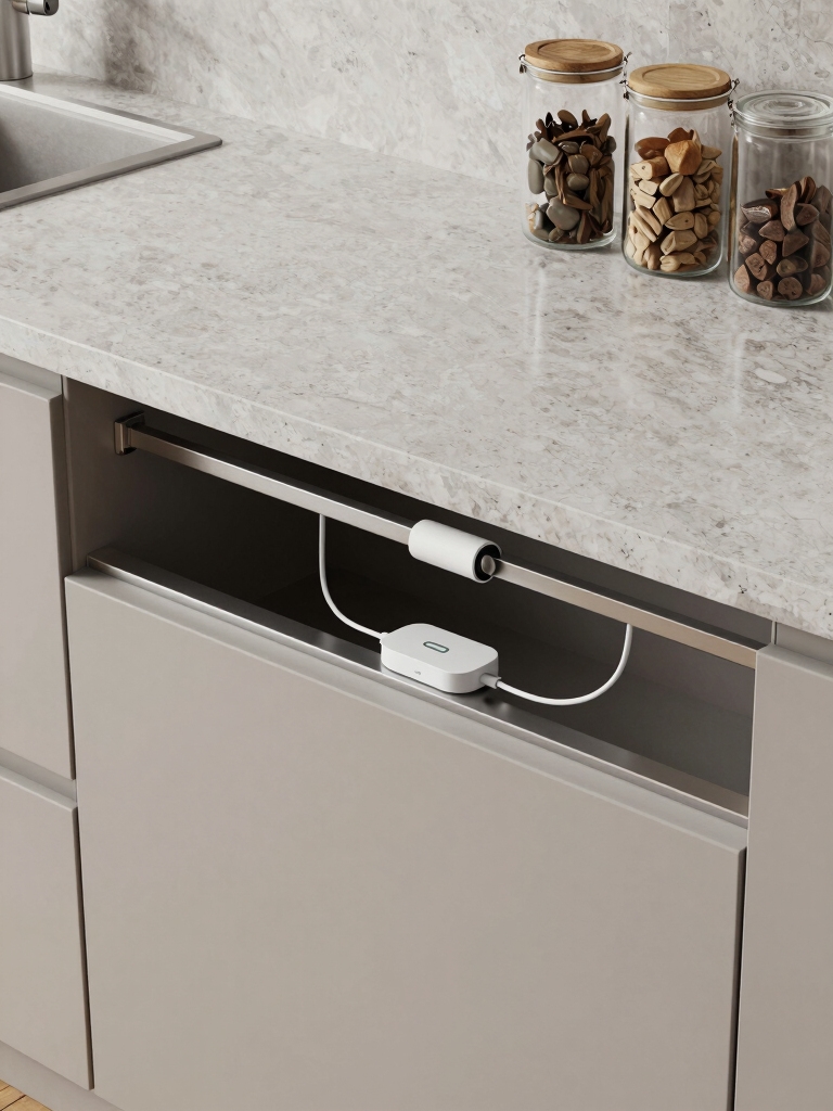 tidy and safe kitchen cords