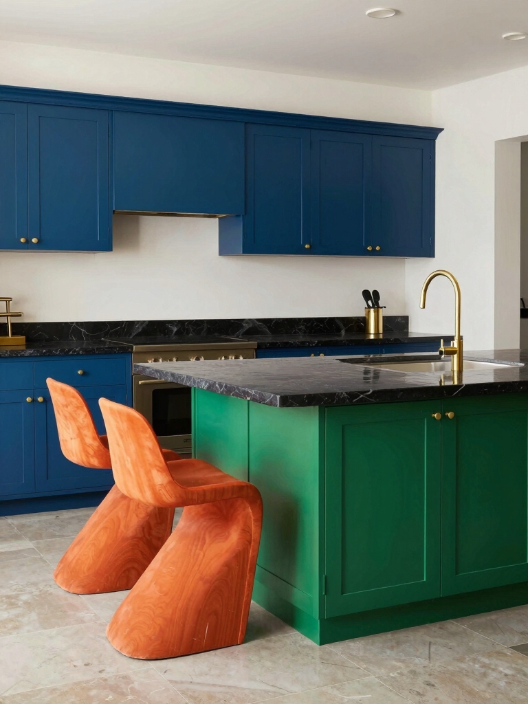 timeless bold color accents