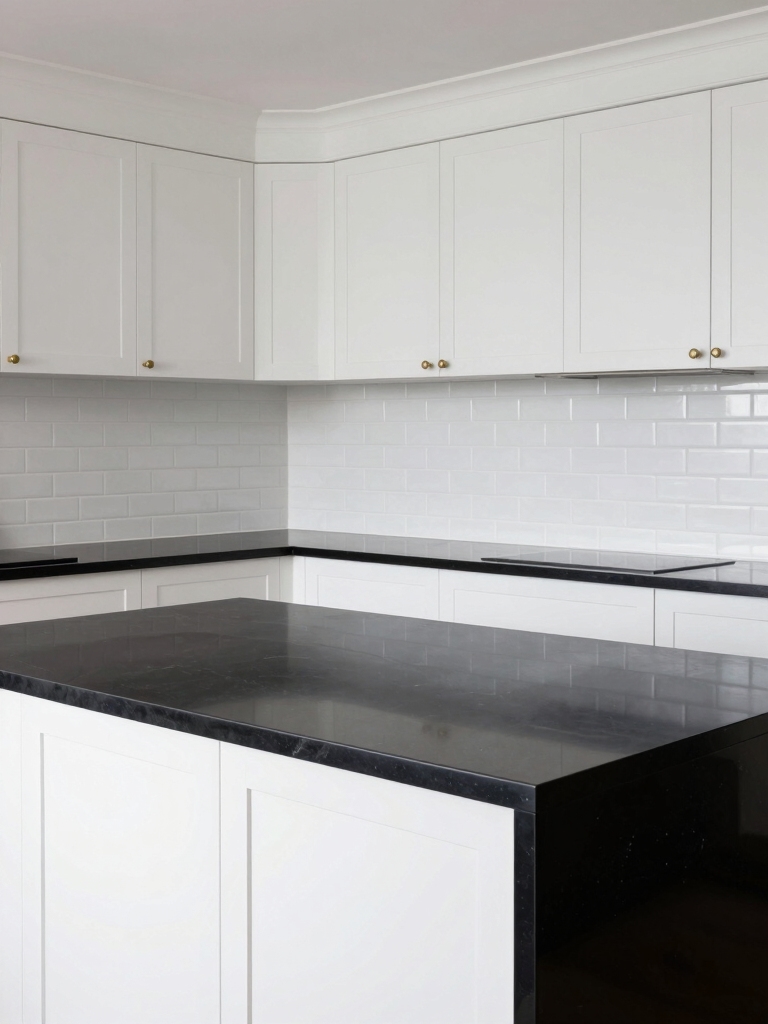 timeless contrast in kitchens