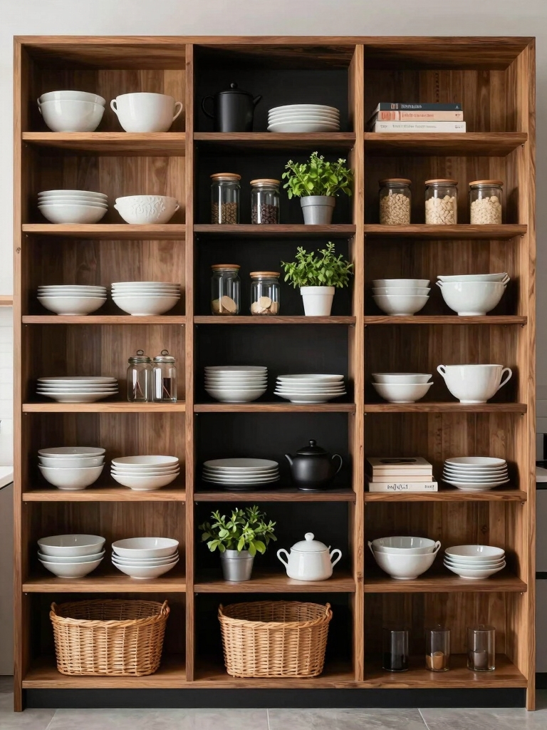 timeless kitchen shelving styles