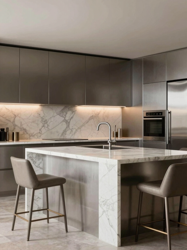timeless luxury kitchen materials