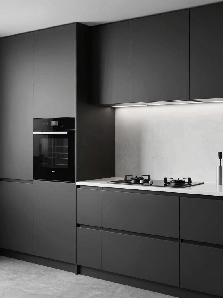 timeless monochrome kitchen design