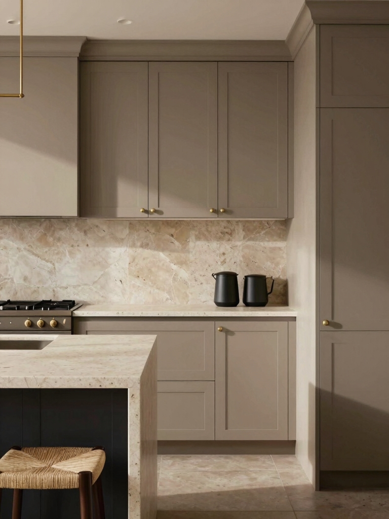 timeless neutral kitchen elegance