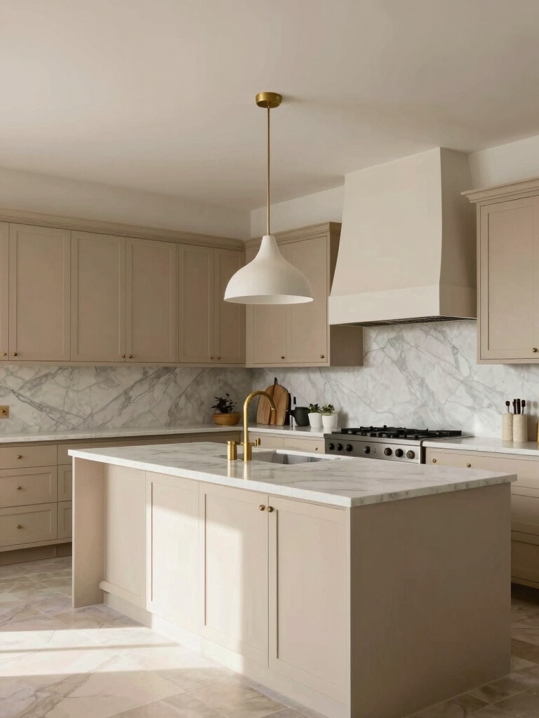 timeless neutral kitchen palette