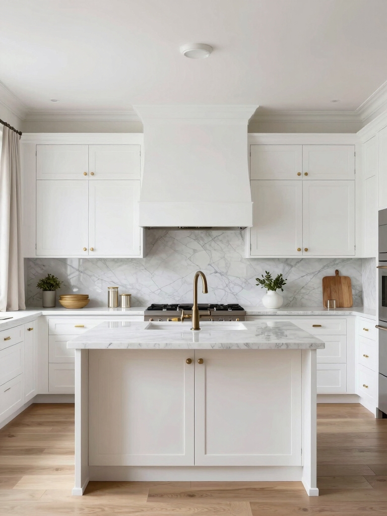 timeless small white kitchens