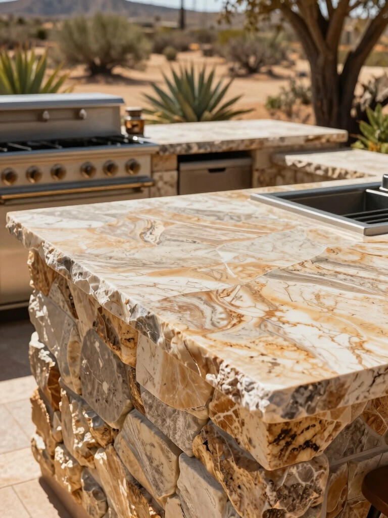 timeless travertine outdoor appeal