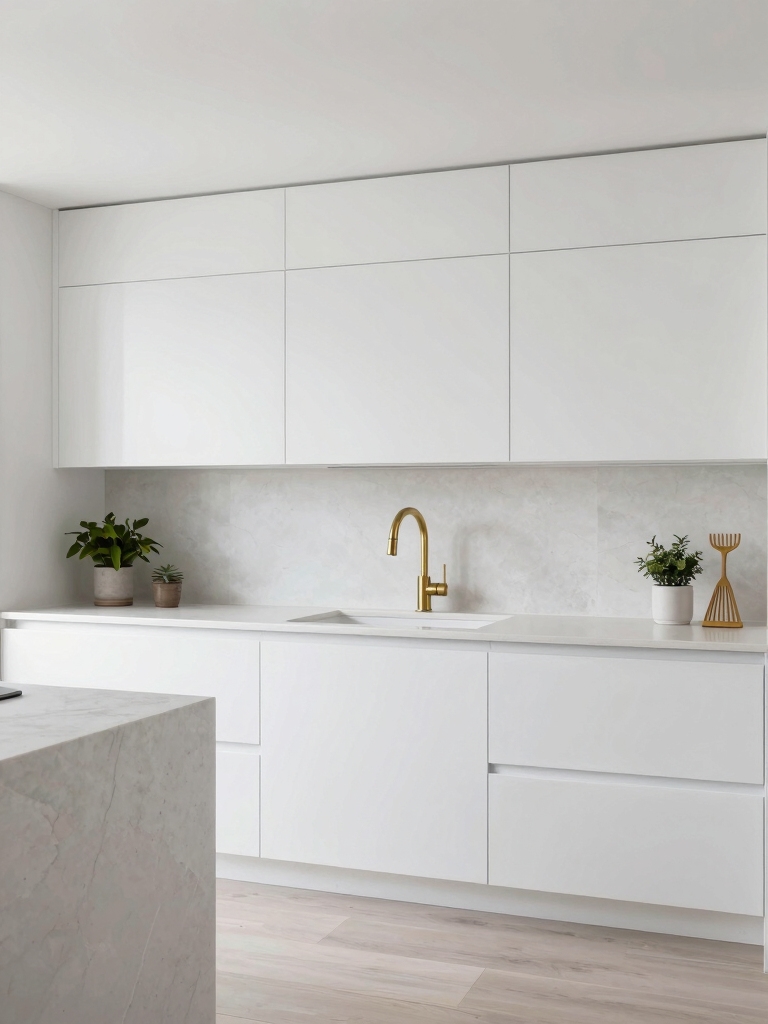 timeless white kitchen design