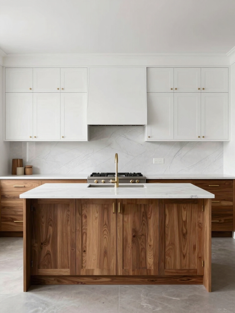 two tone cabinet design balance