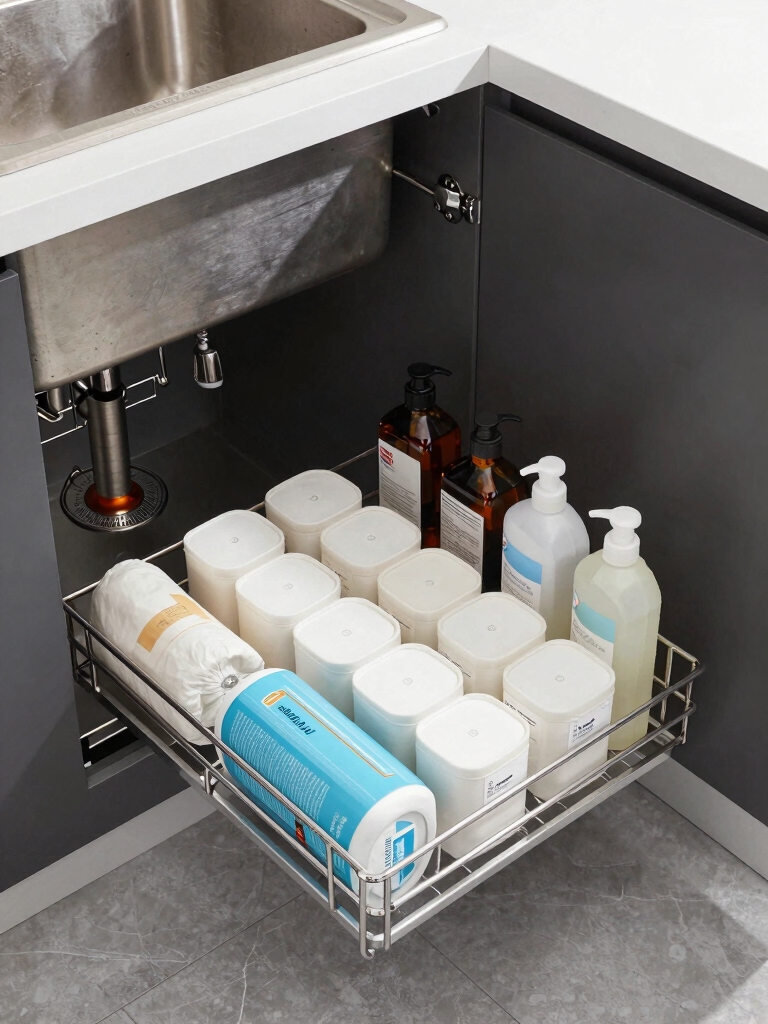 under sink organization tips