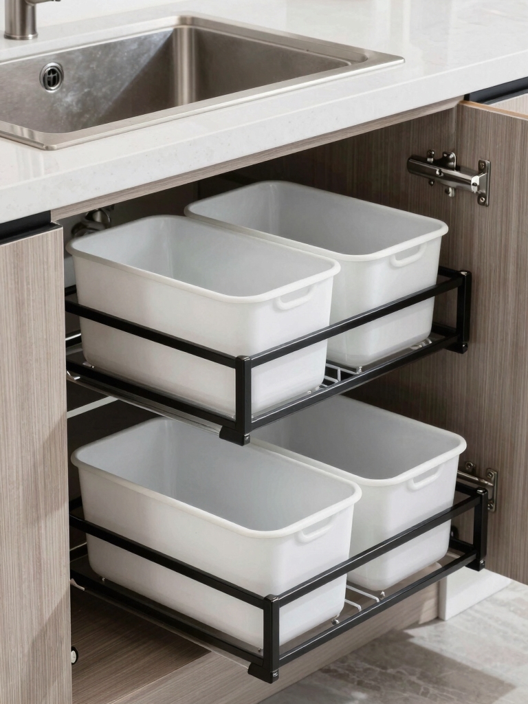 vertical storage for organization