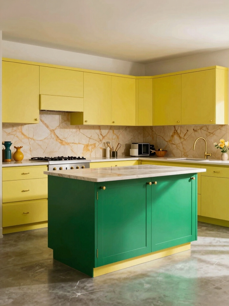 vibrant kitchen color schemes
