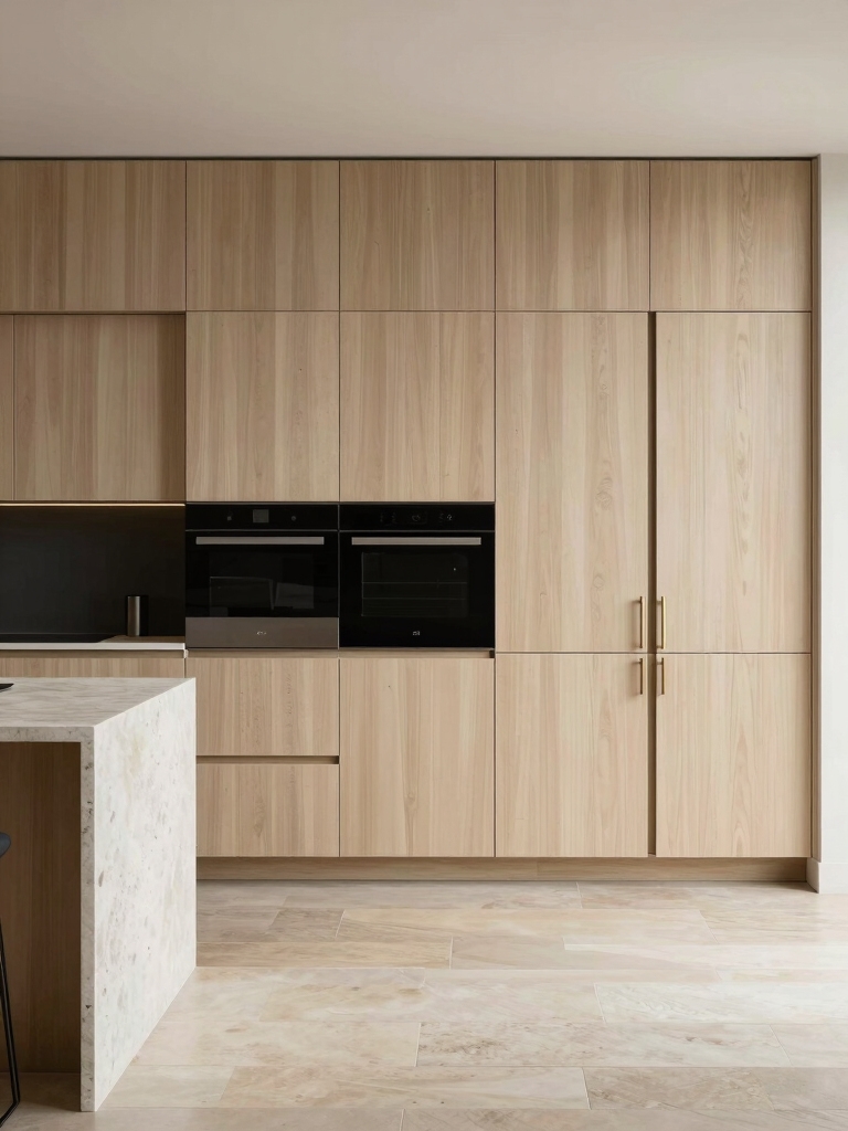 visually hidden cabinet design