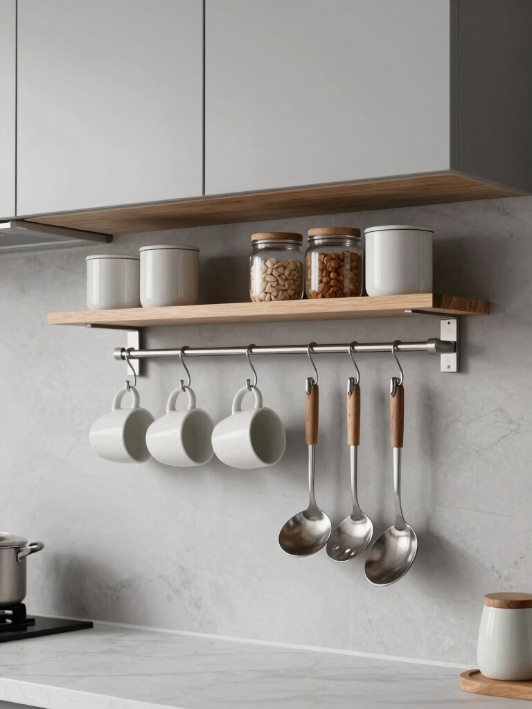 wall mount racks organization tips