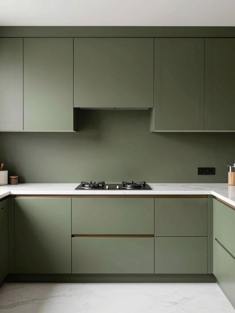 warm accents enhance olive