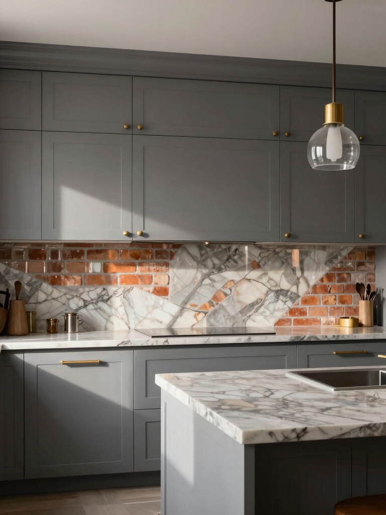 warm brick and terracotta accents