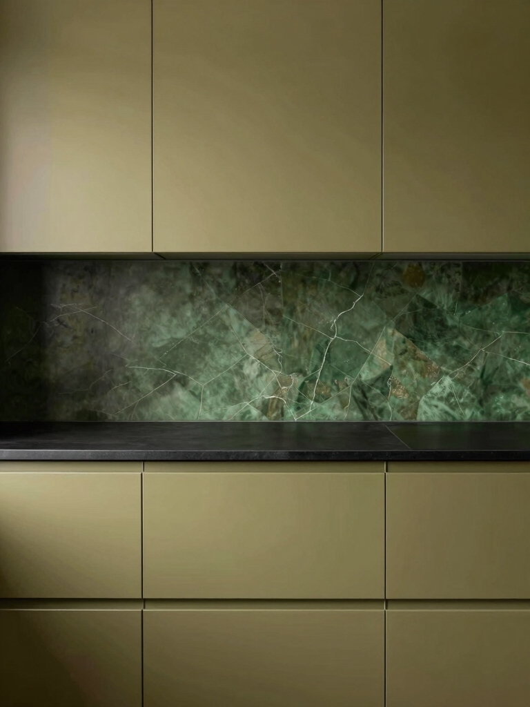 warm olive tones balance