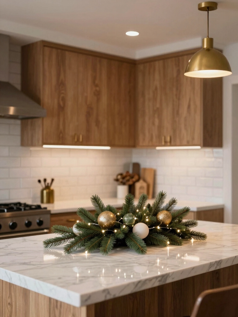 warm practical kitchen lighting