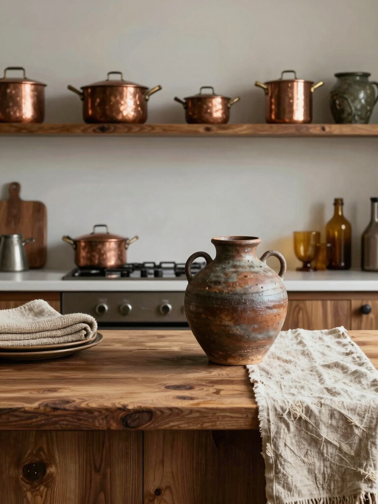 warm rustic textures invite