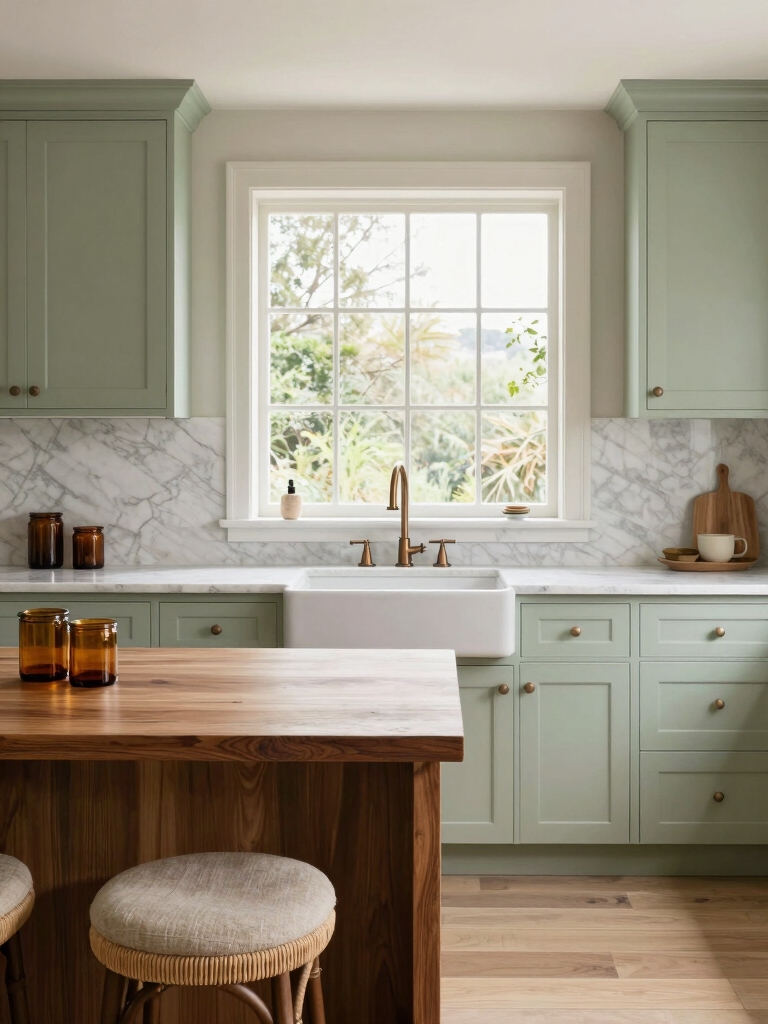 warm woods and greens