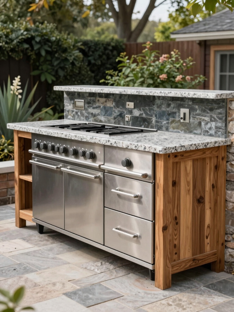 weatherproof prep counter design