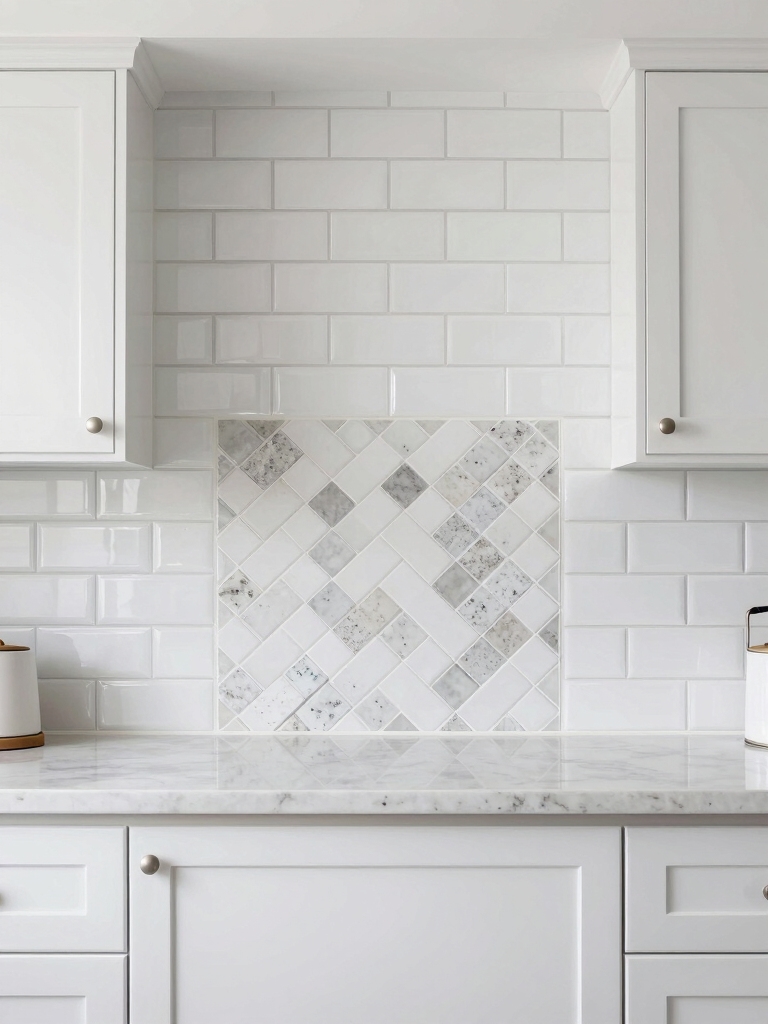 white tile backsplash ideas