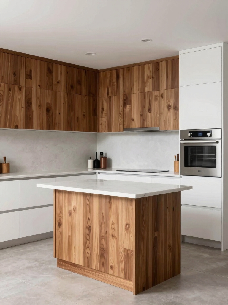 wood and white harmony