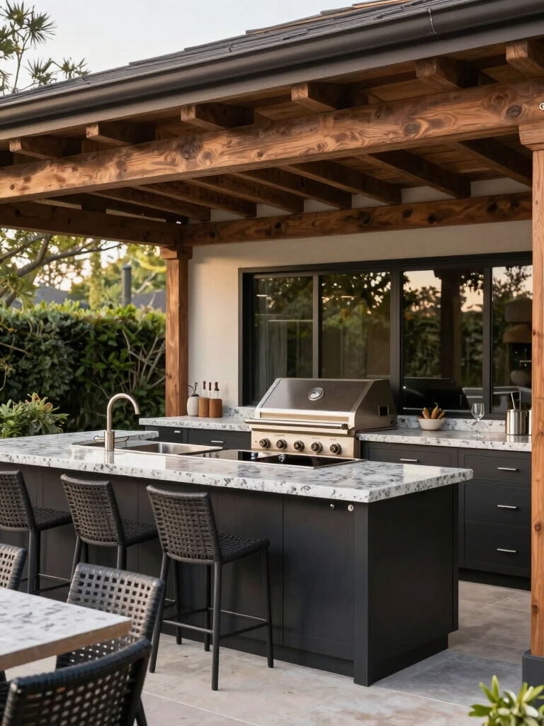 year round outdoor cooking comfort