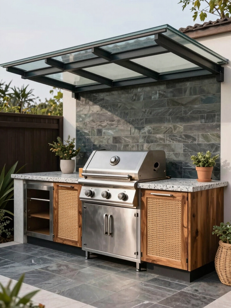year round outdoor kitchen durability
