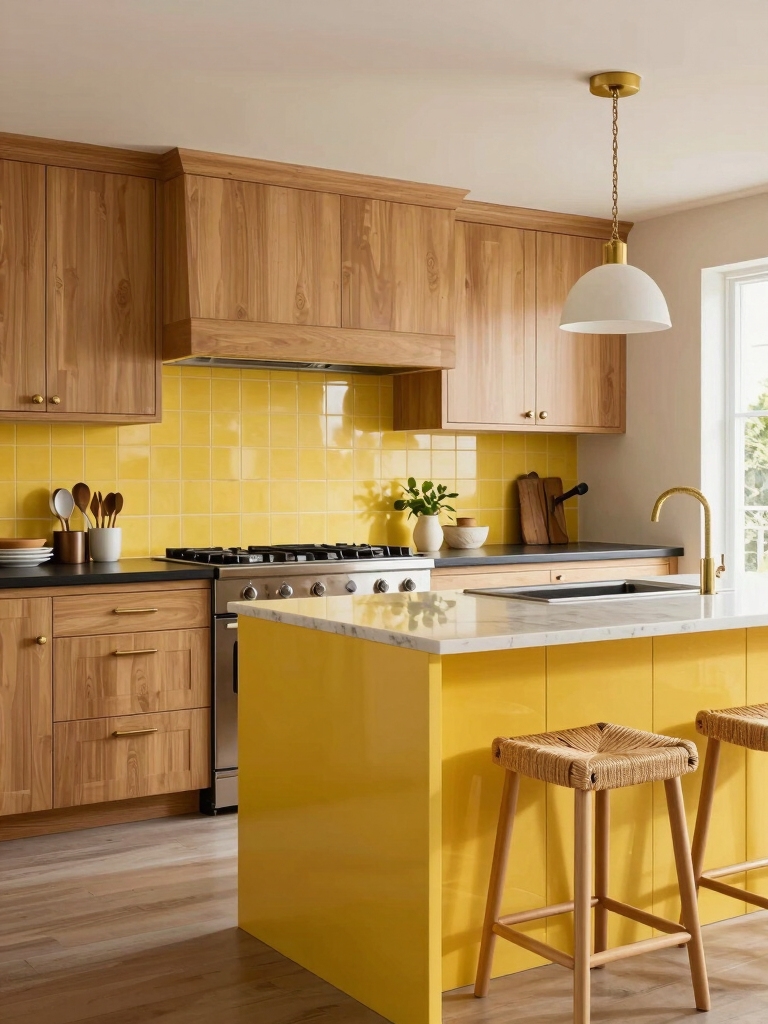 yellow balances neutral tones