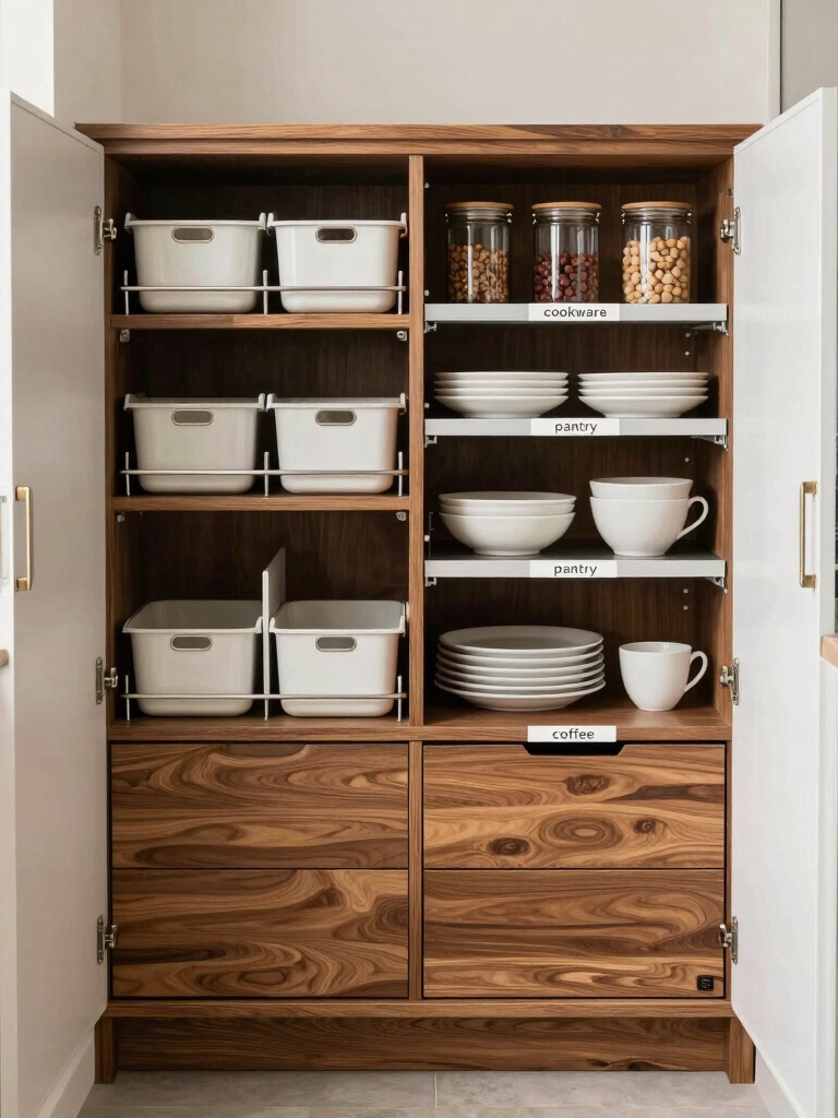 zone kitchen cabinets functionally