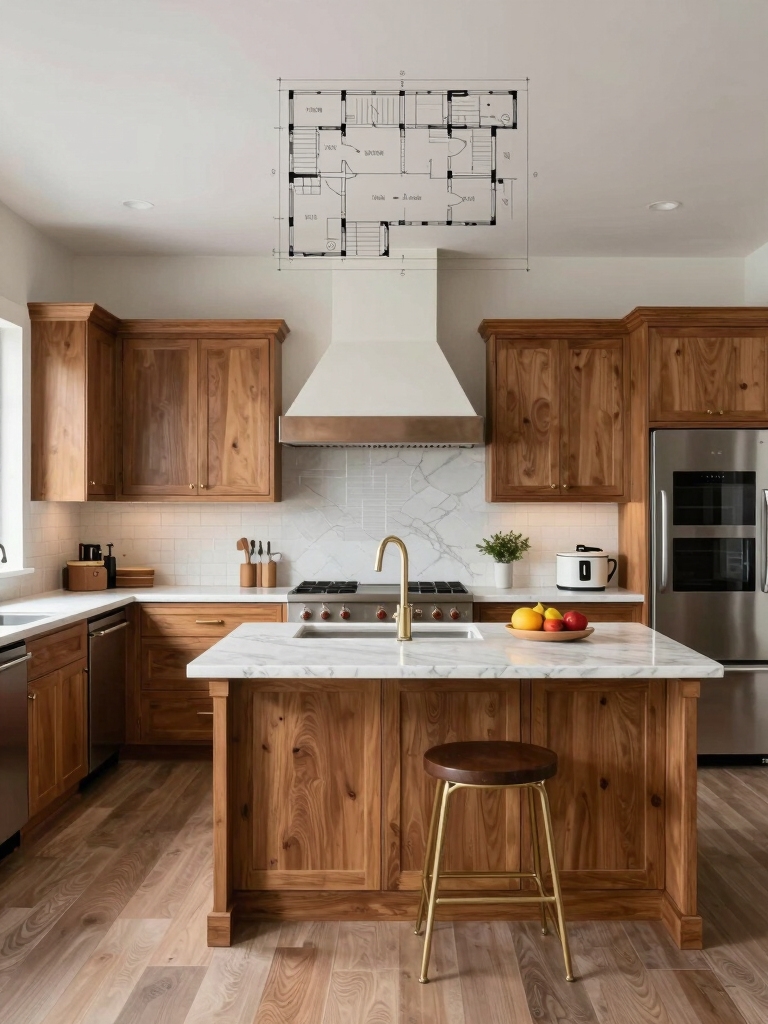 zoning plan enhances kitchen flow