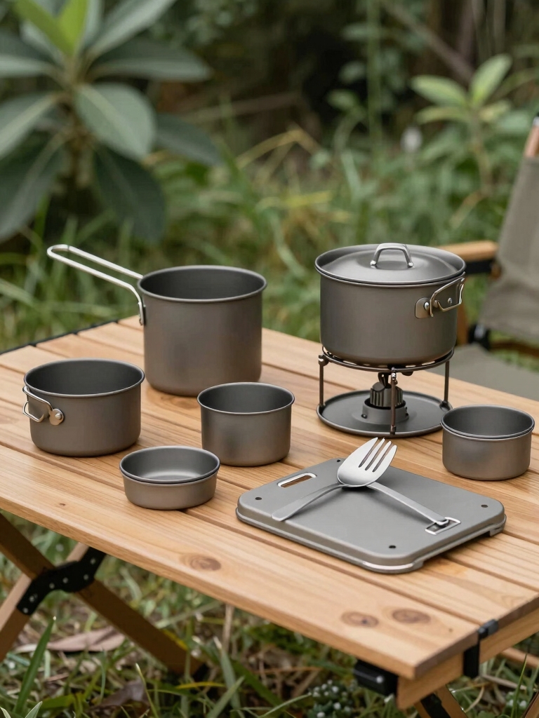 compact multi use camping cookware
